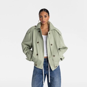 KBB by KAHLANA Women's 'The Cropped Trench' - Tan - 1 of 3