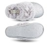 Jessica Simpson Girl's Micro-Suede Scuff Slippers - 4 of 4