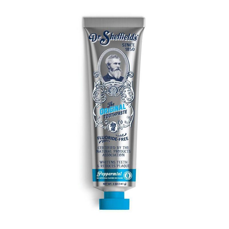 Dr. Sheffield&#39;s Certified Natural Toothpaste - Peppermint - 5oz/2pk, 3 of 6