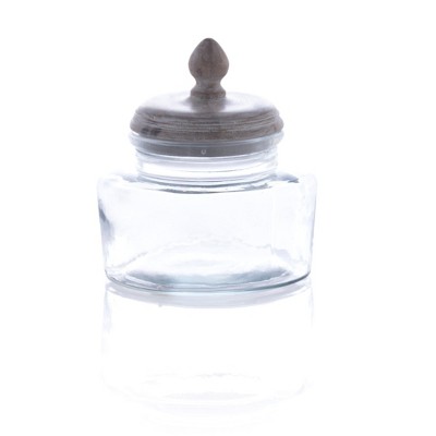 Small Rabat Jar  - Clear - Shiraleah