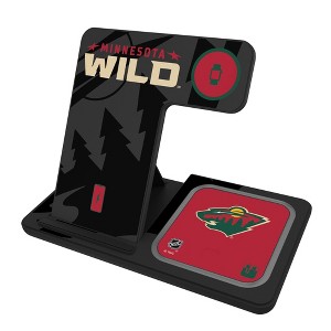 NHL Western Conference Teams Monocolor Tilt 15-Watt 3 in 1 Charging Station - 1 of 4