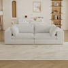 Whisen Cloud Sofa, Corduroy Fabric, Deep Seat Couche - 2 of 4