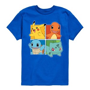 Boys' - Pokémon - Pokémon Squares Short Sleeve Graphic T-Shirt - 1 of 4