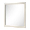 Royal Hampton Dresser Mirror, Beveled Glass, Antique White Finished Solid Wood, 38 Inch - 2 of 4