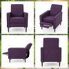 Modern Recliner Armchair, Upholstered Lounge Chair with Button-Tufted Backrest for Living Room or Bedroom – Cuddlewood - 2 of 4