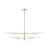 Livex Lighting Capistrano 4 - Light Pendant in  Satin Brass - 3 of 4