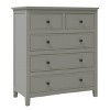 Bella Depot 32.6''W 5 Drawers Solid Wood Chest - 4 of 4
