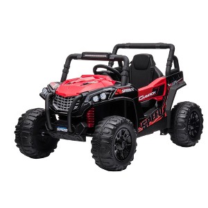 Ride On Car for Kids, 12V Off-Road UTV with Remote Control, Battery Powered Electric Vehicle with Dual 120W Motors - 1 of 4