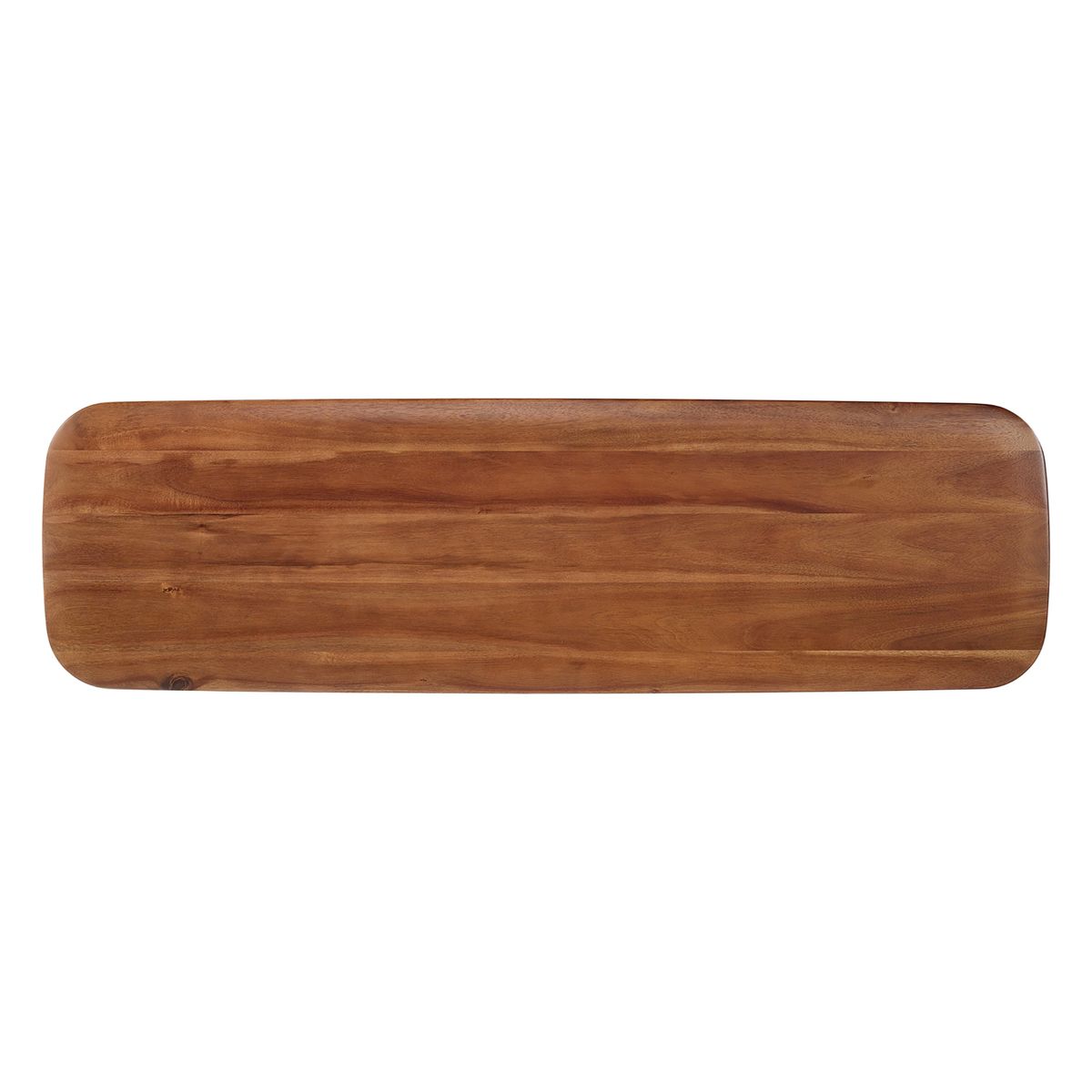 Alaterre Calais 48in Acacia Wood Bench, Chestnut - thumbnail 8
