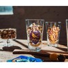 Silver Buffalo Harry Potter Hogwarts House Crests 16-Ounce Pint Glasses | Set of 4 - 4 of 4
