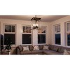 Urban Ambiance Luxury Modern Farmhouse Modern Chandelier,  28-3/8"H x 14-3/4"W SQ,  Olde Bronze Finish, UHP2442 - 2 of 4
