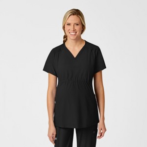 Wink W123 Maternity V-Neck Scrub Top - 1 of 4