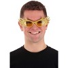 HalloweenCostumes.com    Glittery Gold Hands Glasses, Black/Yellow - 2 of 4