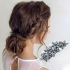 Unique Bargains Fashion Flower Faux Pearl Hair Clips 1 Pc - 2 of 4