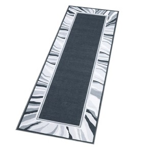 Modern Style Printed Area Rug Ultra Thin Low Pile Machine Washable Stain Resistant Non Shedding Pet Friendly Floor Rug with Non Slip Backing - 1 of 4