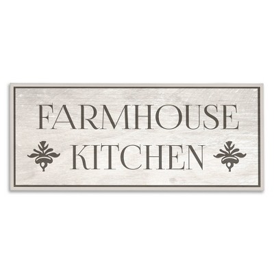 Stupell Industries Farmhouse Kitchen Typography, 40" x 17"