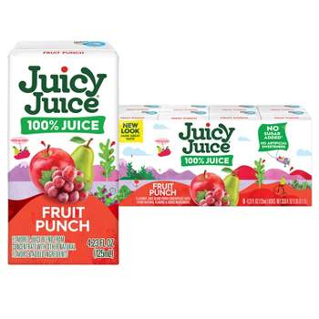 Juicy Juice Fun Size Fruit Punch 100% Juice - 8pk/4.23 fl oz Boxes