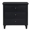 YOOCOZZ Modern 3-Drawer Bedside Cabinet & Nightstand with Metal Sliding Rails - 4 of 4