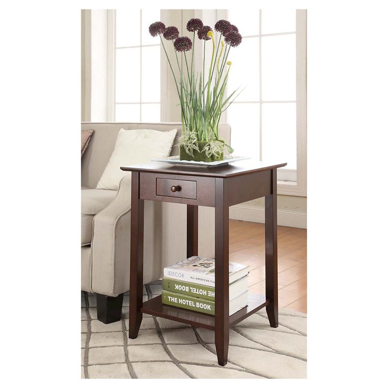 American Heritage End Table with Drawer Shelf - Breighton Home, 4 of 5