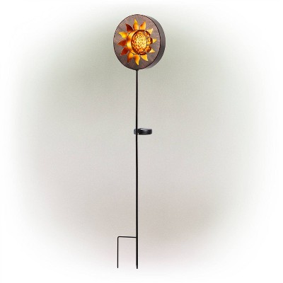 Solar Powered Sunflower Garden Stake with LED Lights