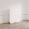 Nexera Nauraa Storage Cabinet White: Modern Accent Buffet, Adjustable Shelves - 4 of 4