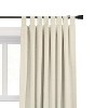 Commonwealth Ventura Tab Top Curtain Panel Pair Window Dressing each - 78x84", Natural - 2 of 3