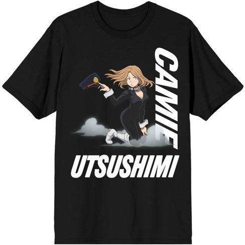 My Hero Academia Camie Utsushimi Men's Black Graphic Tee-XXL