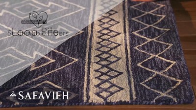 Ivory Rectangular Handmade Tufted Wool 8' x 10' Rug