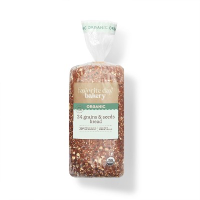 Organic 24 Grains & Seeds Bread - 20oz - Favorite Day™