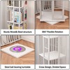 Besiost Freestanding Rotating Bookshlf, 4-Tier Corner Storage Shelf, Bookcase - 4 of 4
