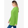 Woman Within Plus Size High Pile Fleece Sweatshirt - 4 of 4