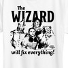 Women's - Wizard of Oz - The Wizard Will Fix Everything Short Sleeve Graphic T-Shirt - 2 of 4