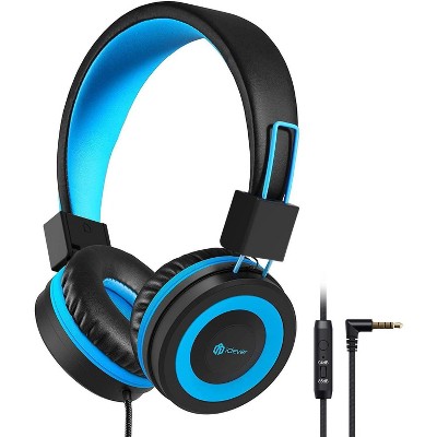 iClever Kids Headphones with Cord, 85/94dB Safe Volume Tech, Bending Resistance Durable, Foldable, Stereo Sound 3.5mm Jack Wired Headphones for Kids