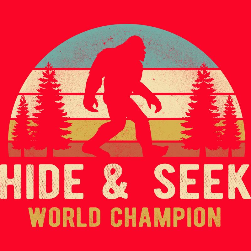 Women's Design By Humans Bigfoot - Hide And Seek World Champion By clickbong Racerback Tank Top, 2 of 3