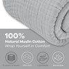 Muslin Cotton Blanket for Adults, Extra Large By Comfy Cubs - 3 of 4