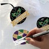 Big Dot of Happiness Mardi Gras - Masquerade Party Clear Goodie Favor Bags - Treat Bags With Tags - Set of 12 - 3 of 4