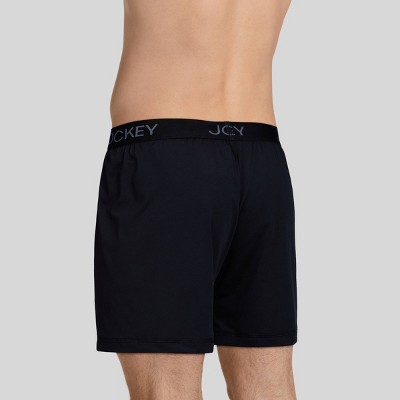 Jockey Generation™ Men's Microfiber Boxer Shorts - Black
