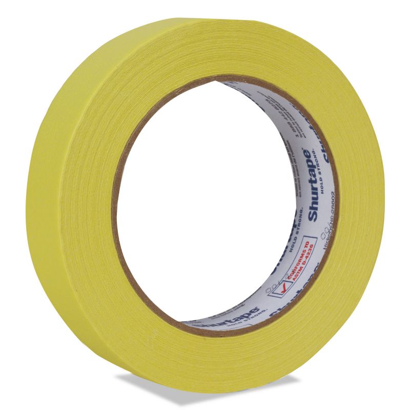 Duck Color Masking Tape .94" x 60 yds Yellow 240570, 2 of 3