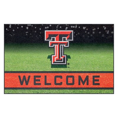 NCAA Texas Tech Red Raiders Crumb Rubber Door Mat 18"x30"