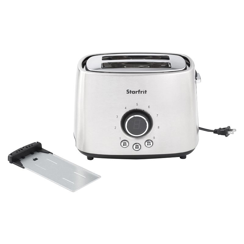 Starfrit 2-Slice Toaster, Brushed Stainless Steel, 3 of 7