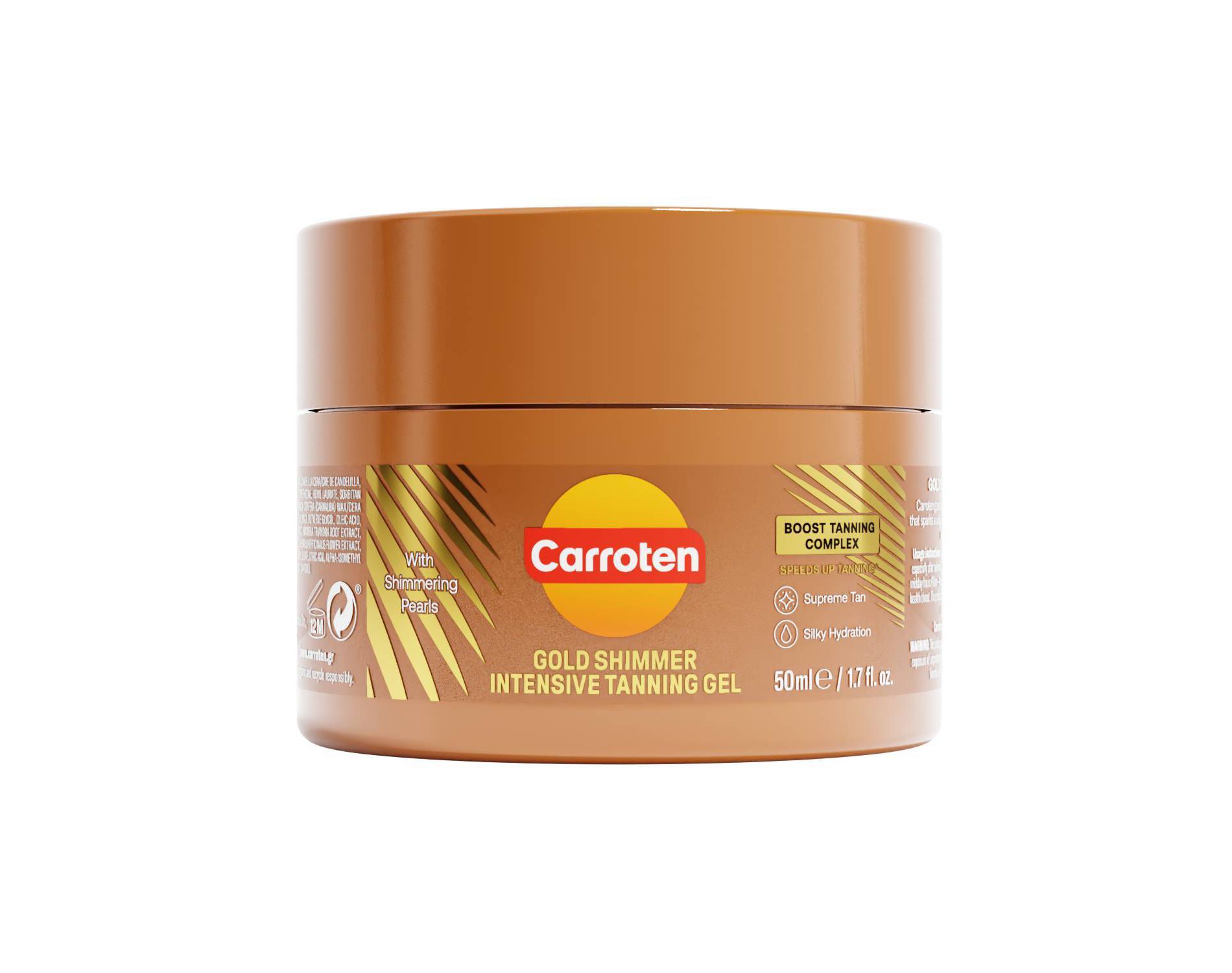 Carroten Gold Shimmer Intensive Tanning Gel Mini - 1.7 fl oz