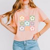 Simply Sage Market Checkered Flowers Boxy Crop Top - 2 of 4