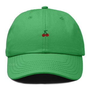 Dalix Lil Cherry Embroidered Cotton Summer Outdoor Baseball Cap Dad Hat Womens - 1 of 4