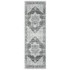 Vintage Distressed Floral Print Carpet Machine Washable Carpet Stain Resistant Easy Cleaning Indoor Carpet - 3 of 4