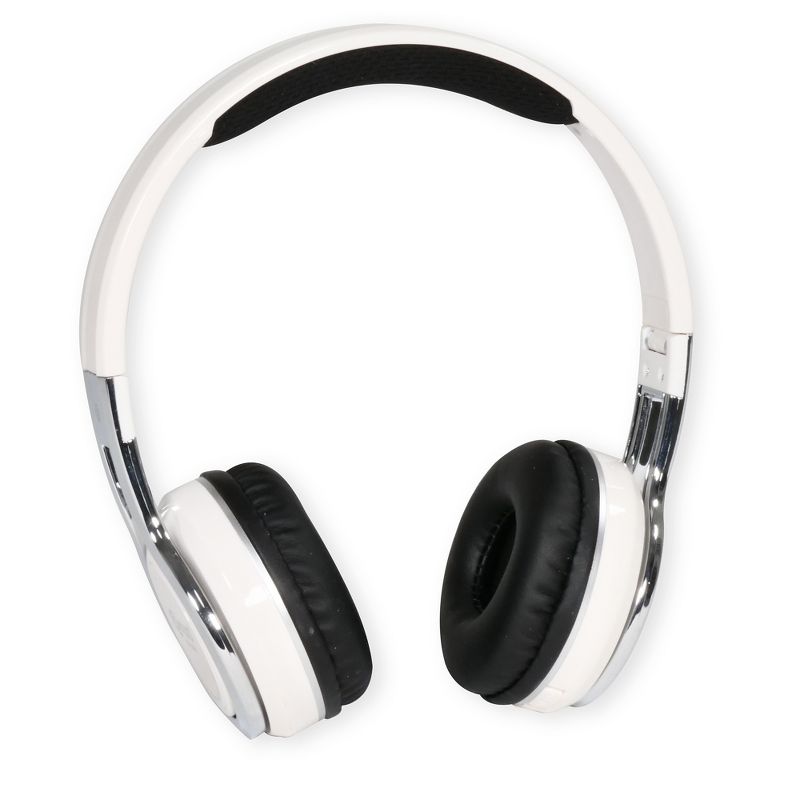 Contixo KB2600 Kids Bluetooth Wireless Headphones -Volume Safe Limit 85db -On-The-Ear Adjustable Headset (White), 1 of 9