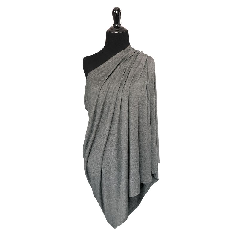 Go by Goldbug 5-in-1 Multi Use Cover And Nursing Scarf - Gray, 1 of 10
