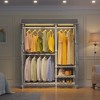 VIPEK V2LC Covered Clothes Rack with Dimmable LED Lights, 3000K Warm White, Freestanding Clothing Rack for Hanging Clothes - 4 of 4