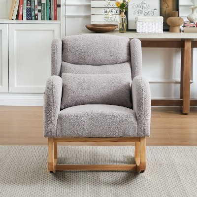 NicBex Accent Chair Modern Rocking Chair with High Backrest Lounge Chair Arm Chair for Living Room, Reading Room