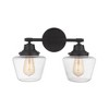 Craftmade Lighting Essex 2 - Light Vanity in  Flat Black - 3 of 3