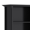 TOAOTBNBO 3-Tier Tall Storage Bookcase, L-shape Bookshelves with Asymmetrical Design, Home Office Display Book Shelf, White - 4 of 4